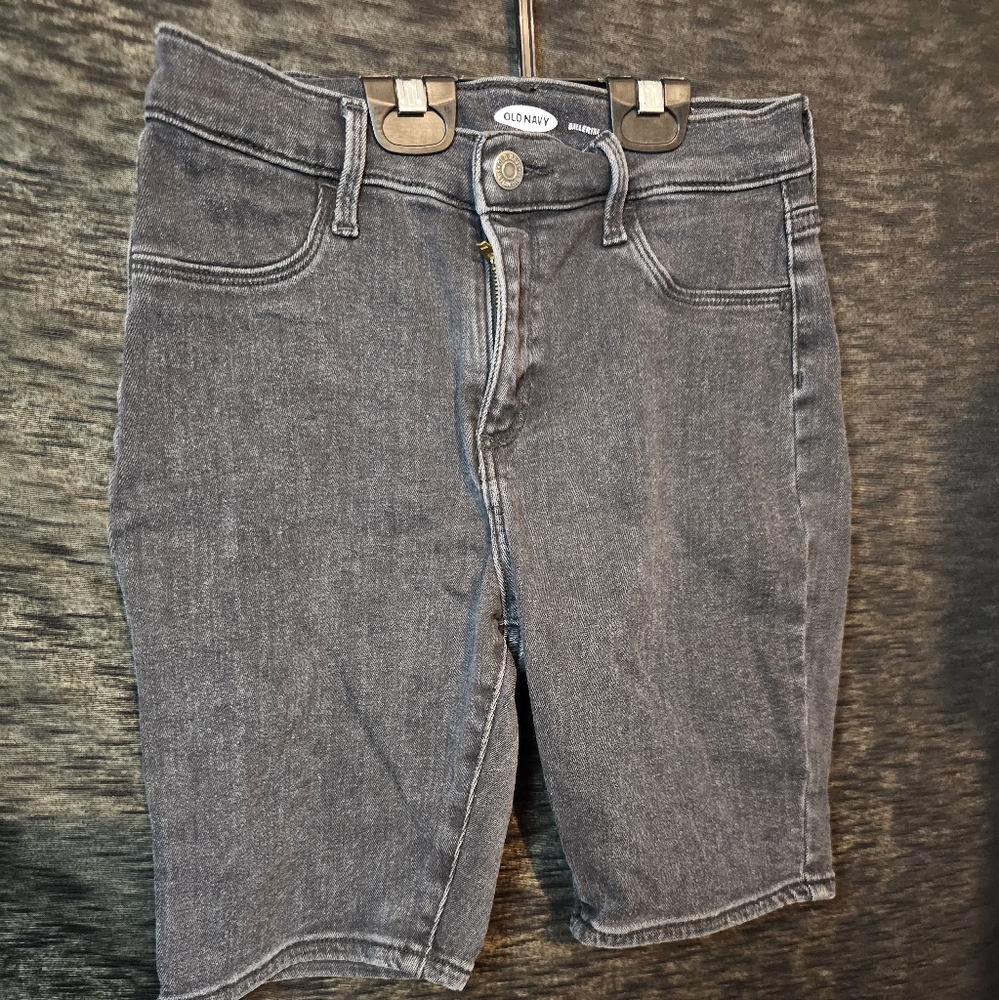 Old Navy girls shorts (black denim)